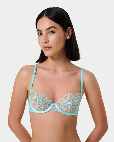 Soutien-gorge avec armatures Lilly Bleu Paradisiaque/Bleu Eau Glacée/Transparent