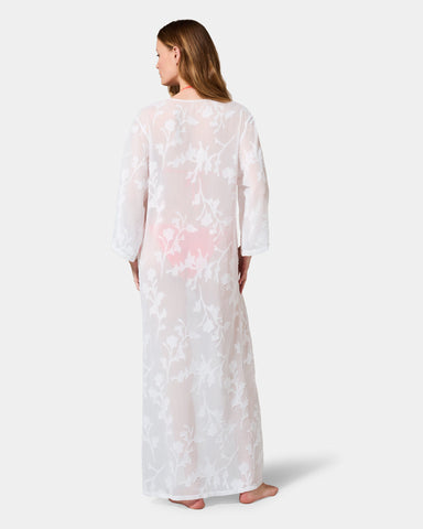 Caftan Darla Blanc